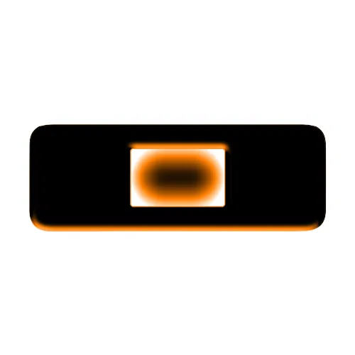 3141-O-005 – ORACLE LIGHT Emblem, Illuminated LED Letter Badge Letter O Matte Black Amber LED 3-3/4 Inch x 1.4 Inch
